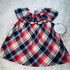 koala kids 3-6 months BLUE AND RED Dress